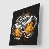 Premium beer Square Wall klok (Hoek)