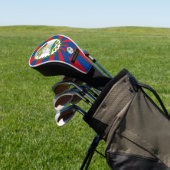 Premium Belize Golf & Belizean Vlag / Patriots Golfheadcover (Insitu)