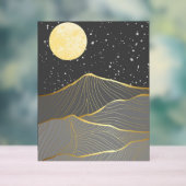 Premium bergschilderij acryl bord (Neutraal)