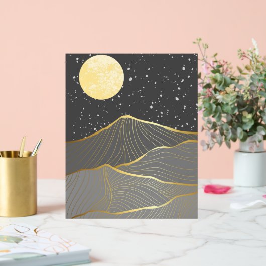 Premium bergschilderij acryl bord (Huwelijk)