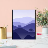 Premium bergschilderij acryl bord (Huwelijk)