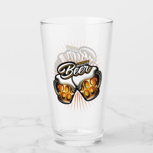 Premium bier glas (Achterkant)