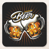 Premium bier kartonnen onderzetters (Voorkant)