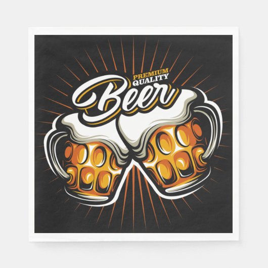 Premium-bier Napkins Servet (Voorkant)