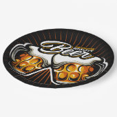 Premium bier papieren bordje (Gekanteld)