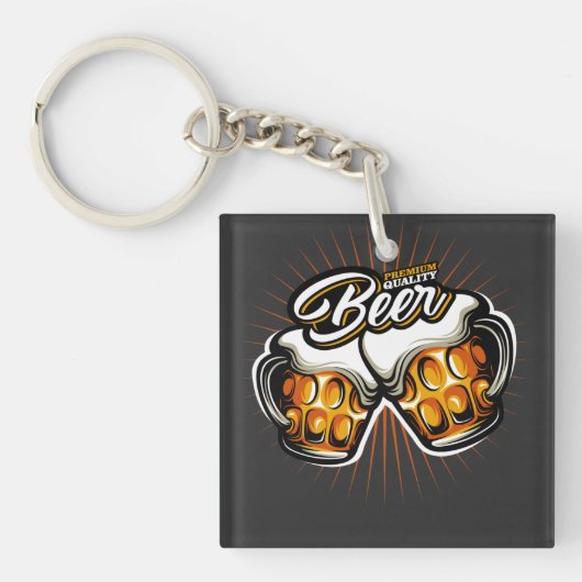 Premium bier sleutelhanger (voorkant)