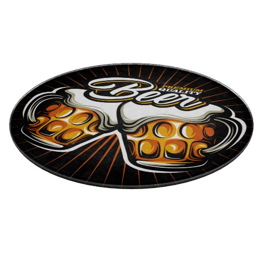 Premium bier snijplank (Hoek)