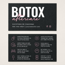 Premium Black Botox Injection Kaart