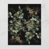 Premium Black Gold Budget Eucalyptus ECO INVITE (Achterkant)