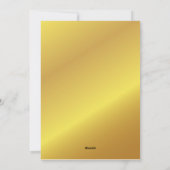 Premium Black & Gold Grand Opening Uitnodiging (Achterkant)