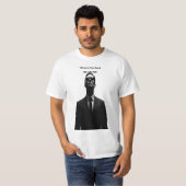 Premium Black Suit Man T-shirt - Elegant Mystery D (Voorkant volledig)