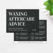 Premium Black Waxing Aftercare Kaart Hair Removal (Bureau)