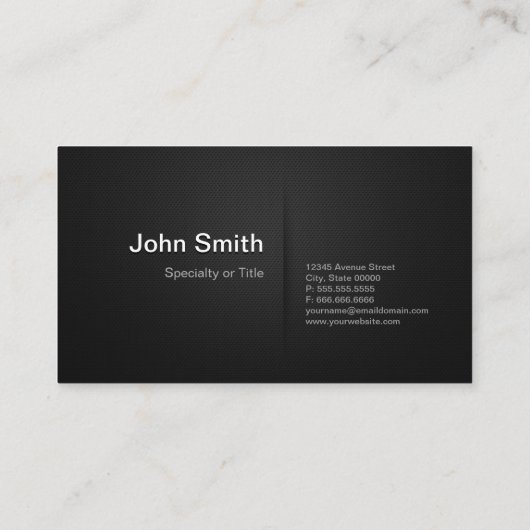 Premium Black White Company Business QR Code Logo Visitekaartje (Achterkant)