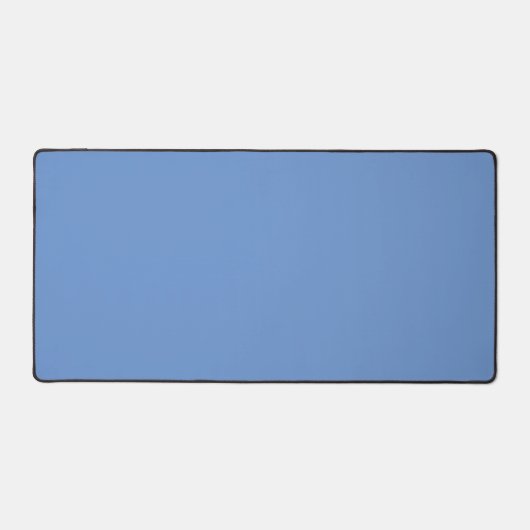 Premium Blau Verloop Minimalistische Bureaumat (Voorkant)