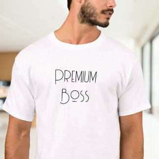 Premium Boss | Exclusief miljardair lettertype T-shirt