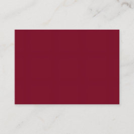 Premium Burnt Maroon 3.5 x 2.5 Card Format Visitekaartje