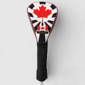 Premium Canada Golf & Canadese vlag / Patriots Golfheadcover (Voorkant)