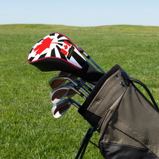 Premium Canada Golf & Canadese vlag / Patriots Golfheadcover (Insitu)