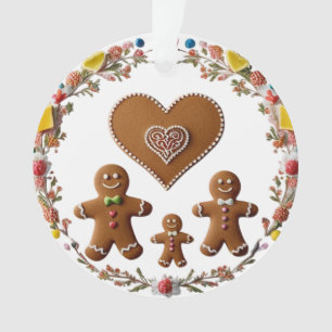 Premium Candy Krans Gebruine Familie Liefde Ornament