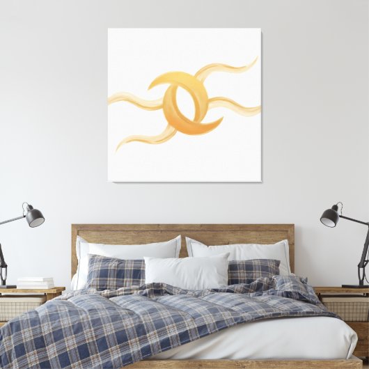 Premium Canvas ‘Intertwined Moons’ – Exclusive (Insitu (Slaapkamer))