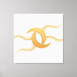 Premium Canvas ‘Intertwined Moons’ – Exclusive Afdruk