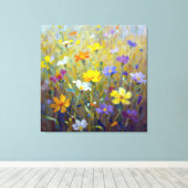 Premium Canvas met Spandraam Afdruk (Insitu (Houten vloer))