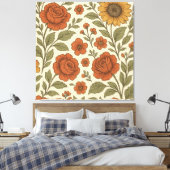 Premium Canvas met Spandraam Afdruk (Insitu (Slaapkamer))