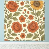 Premium Canvas met Spandraam Afdruk (Insitu (Houten vloer))