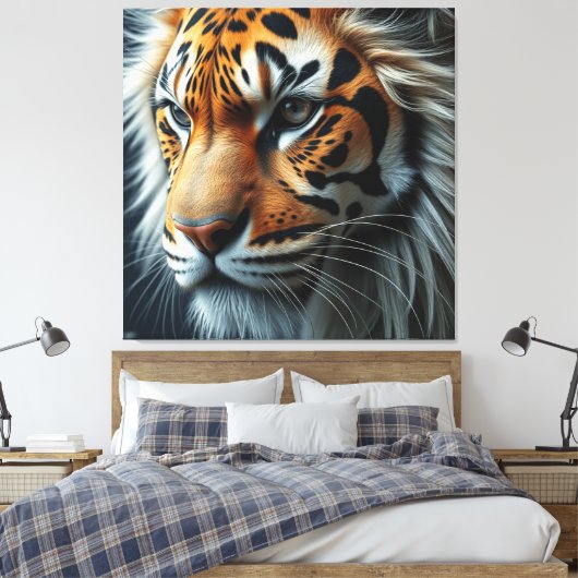 Premium Canvas met Spandraam – Elegante & Moderne (Insitu (Slaapkamer))