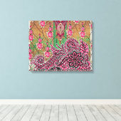 Premium Canvas | Omwikkeld | Modern | Levendig Kun Afdruk (Insitu (Houten vloer))