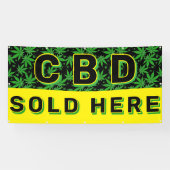 Premium CBD-olie te koop advertentie Spandoek (Horizontaal)