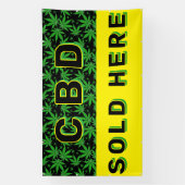 Premium CBD-olie te koop advertentie Spandoek (Verticaal)