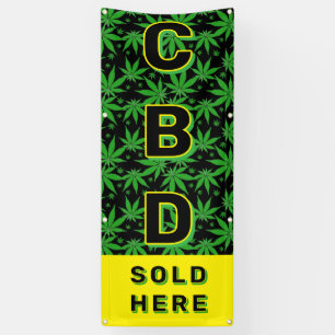 Premium CBD-olie te koop advertentie Spandoek