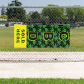 Premium CBD Olie Verkocht Hier Advertentie Spandoek (Insitu)