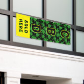 Premium CBD Olie Verkocht Hier Advertentie Spandoek (Buitenkant Gebouw)