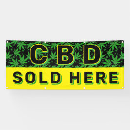 Premium CBD Olie Verkocht Hier Advertentie Spandoek