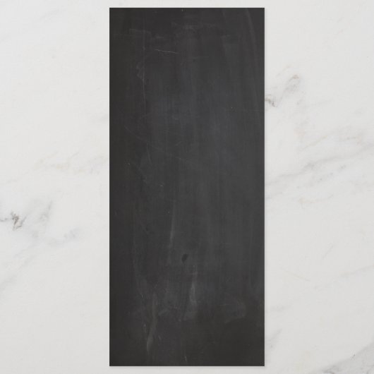 Premium Chalkboard suikerschedel menusje 4 x 9,25  Menu (Achterkant)