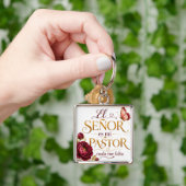 Premium Christelijke Sleutelhanger – De Heer is mi (Hand)