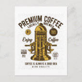 Premium - Coffee  Barista Briefkaart (Voorkant)