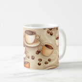 Premium Coffee Lover Mok | esthetisch wikkelontwer (Voorkant rechts)