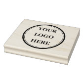 Premium Custom Business Logo Large Wood Rubber Sta Rubberstempel (Stempel)