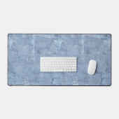 Premium Custom Light Blue Jean Denim Effect Bureaumat (Keyboard & Muis)