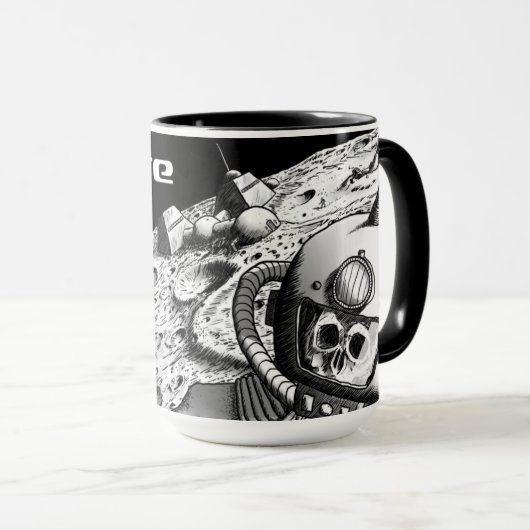 Premium Desolate Coffee-Mok Mok (Voorkant rechts)