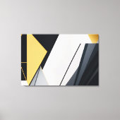 Premium diagonale geometrie canvas afdruk (Voorkant)