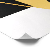 Premium diagonale geometrie poster (Hoek)