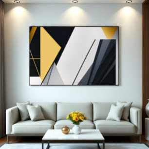 Premium diagonale geometrie poster