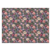 Premium Dichte Botanische Bloemstuk Tafelkleed (Voorkant (Horizontaal))