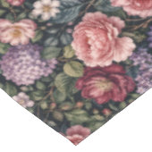 Premium Dichte Botanische Bloemstuk Tafelkleed (Gekanteld)