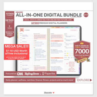 Premium digitale planner 2023 2024 sticker