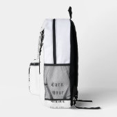 Premium Donker Design Bedrukte Rugzak (Rechts)